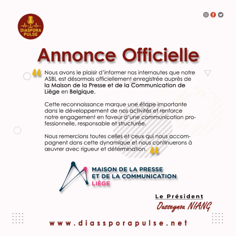 Rmpcl Diaspora Pulse: Enregistrement RMPCL de Liège - DIASPORA PULSE
